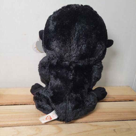 TY Beanie Boos "George" 8" Black Gorilla w/ Tags - Picture 3 of 8